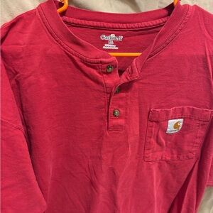 Carhartt Crimson Button-Up Shirt